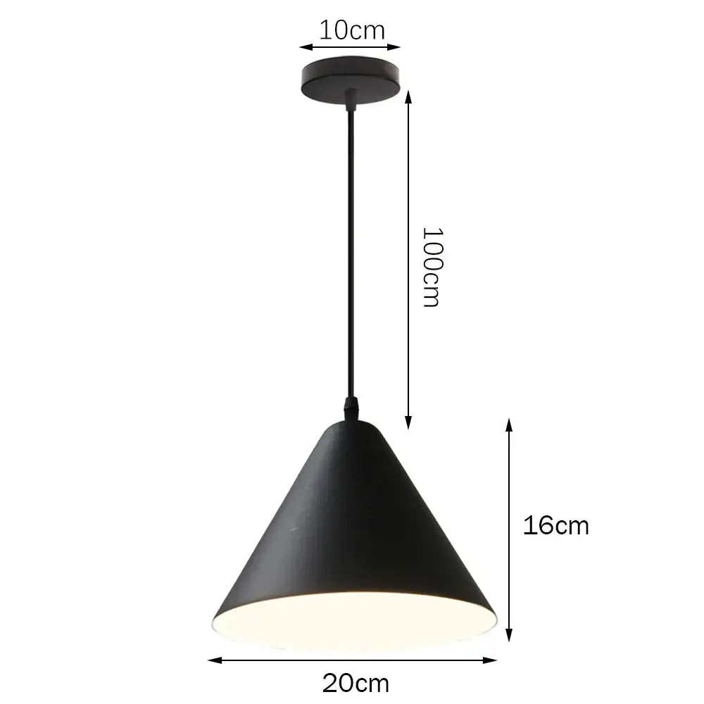 Modern matte colorful nordic pendant light for kitchen and dining room