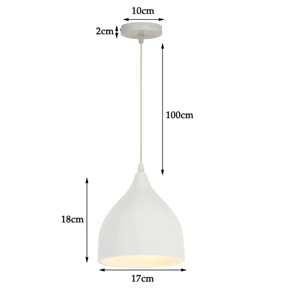 Modern matte colorful nordic pendant light for kitchen and dining room