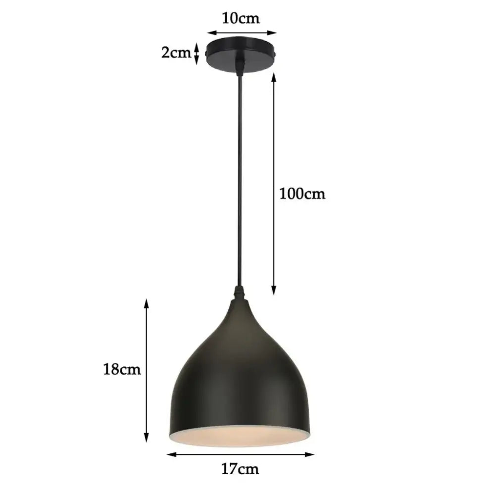 Modern matte colorful nordic pendant light for kitchen and dining room