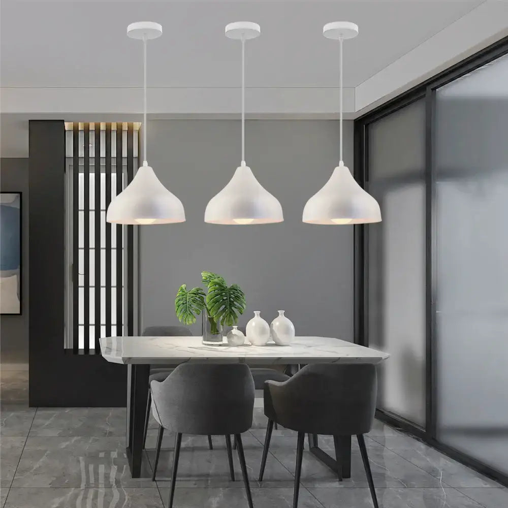 Modern matte colorful nordic pendant light for kitchen and dining room