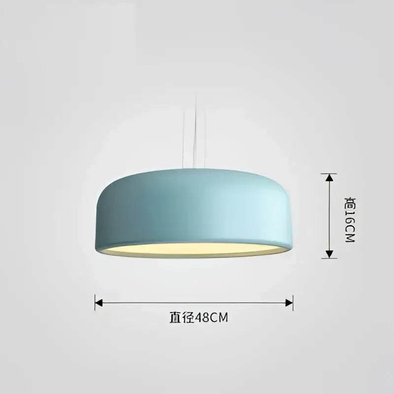 Modern matte green macaron ceiling chandelier living room light