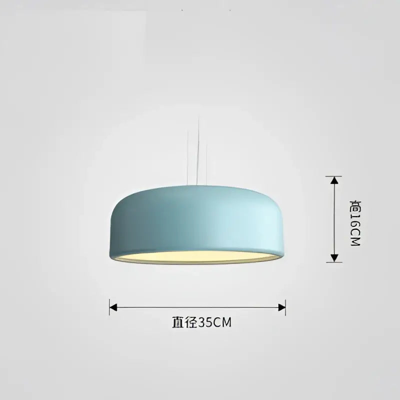 Modern matte green macaron ceiling chandelier living room light