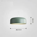 Modern matte green macaron ceiling chandelier living room light