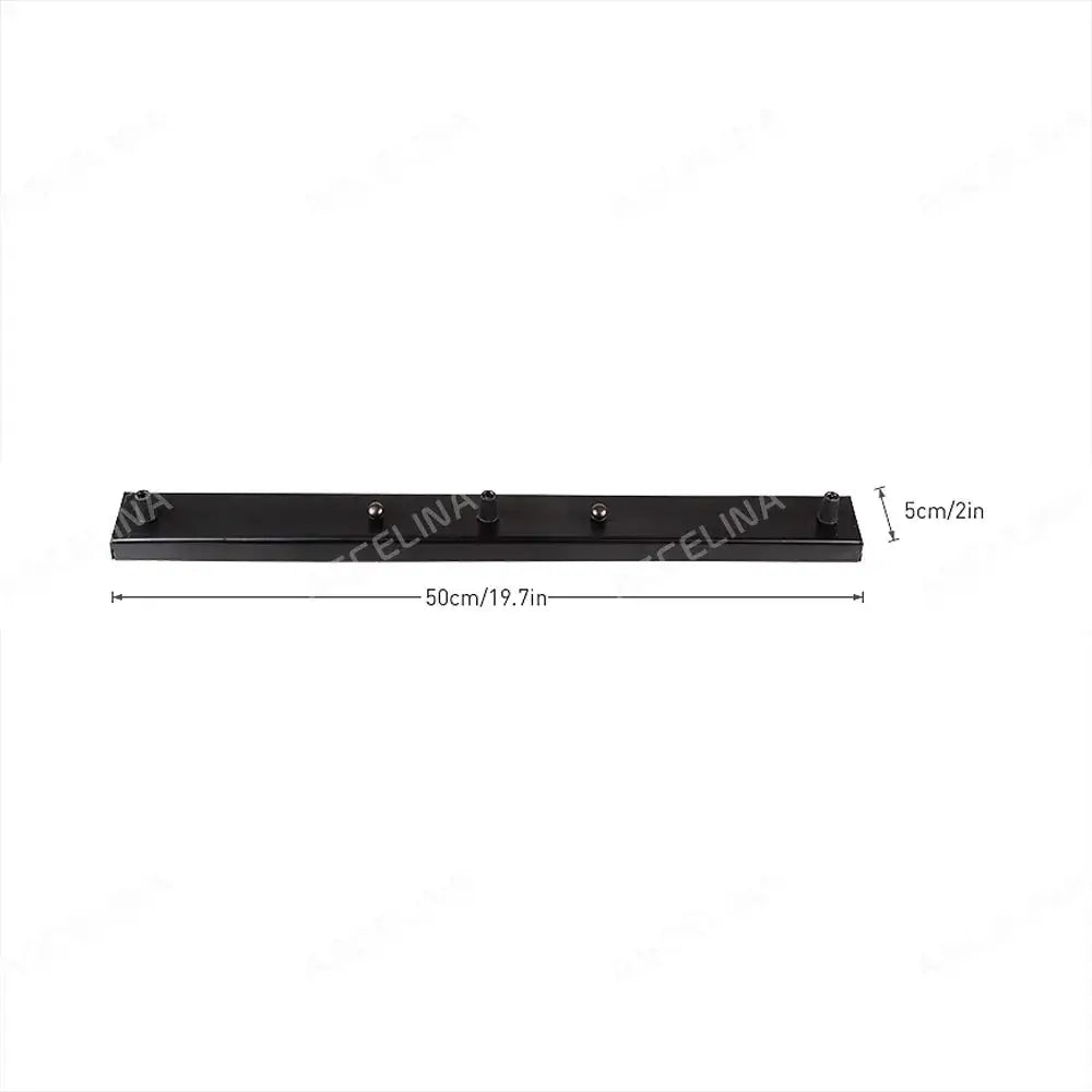 Modern metallic five hook coat rack decorbites ceiling plate hallway