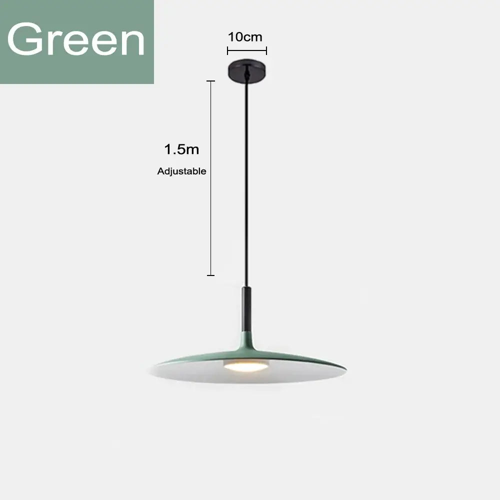 Modern minimalist colorful ufo pendant lights for dining room