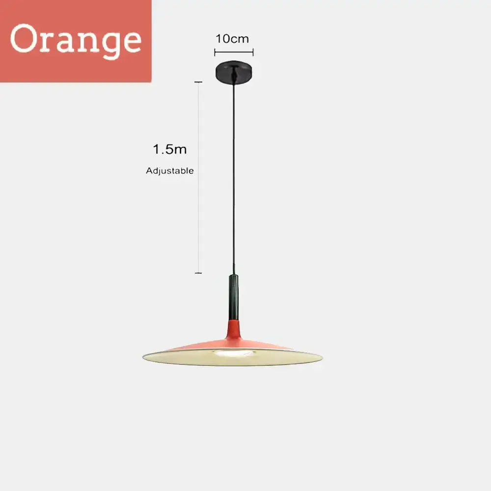 Modern minimalist colorful ufo pendant lights for dining room