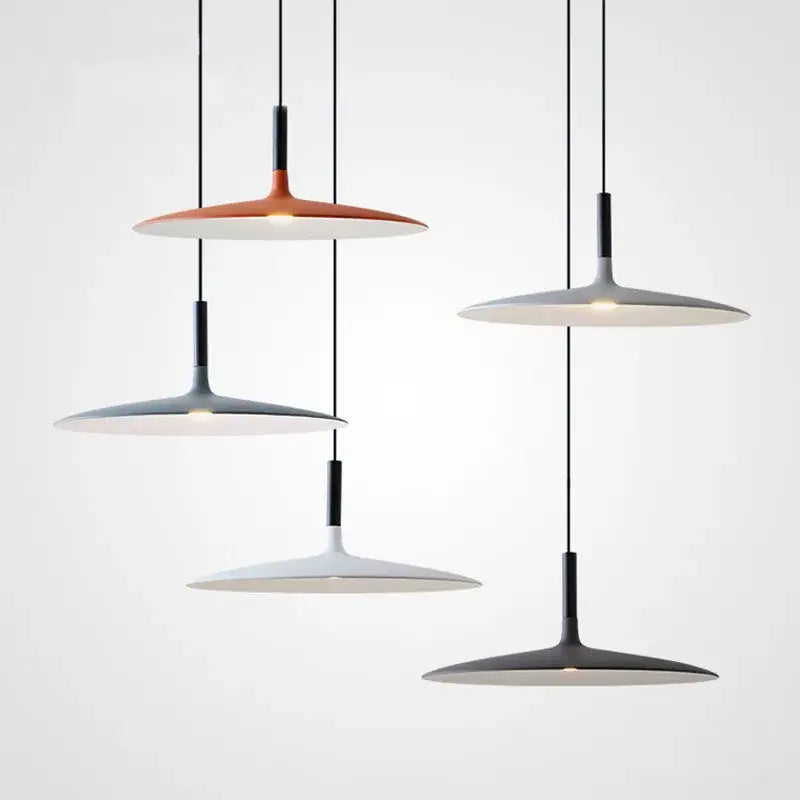Modern minimalist colorful ufo pendant lights for dining room