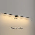 Modern minimalist gold led mirror light bathroom wall fixture