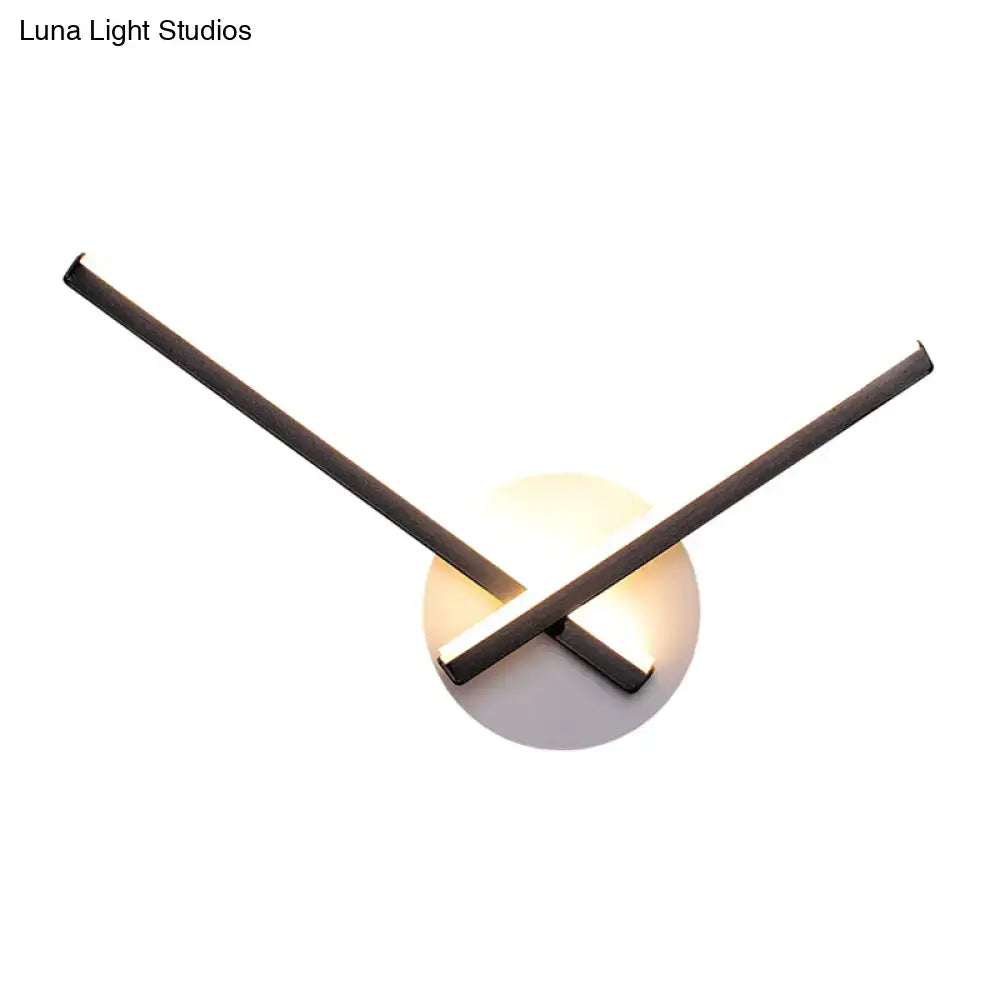 Modern minimalist white ceiling light bedroom direct wired electric