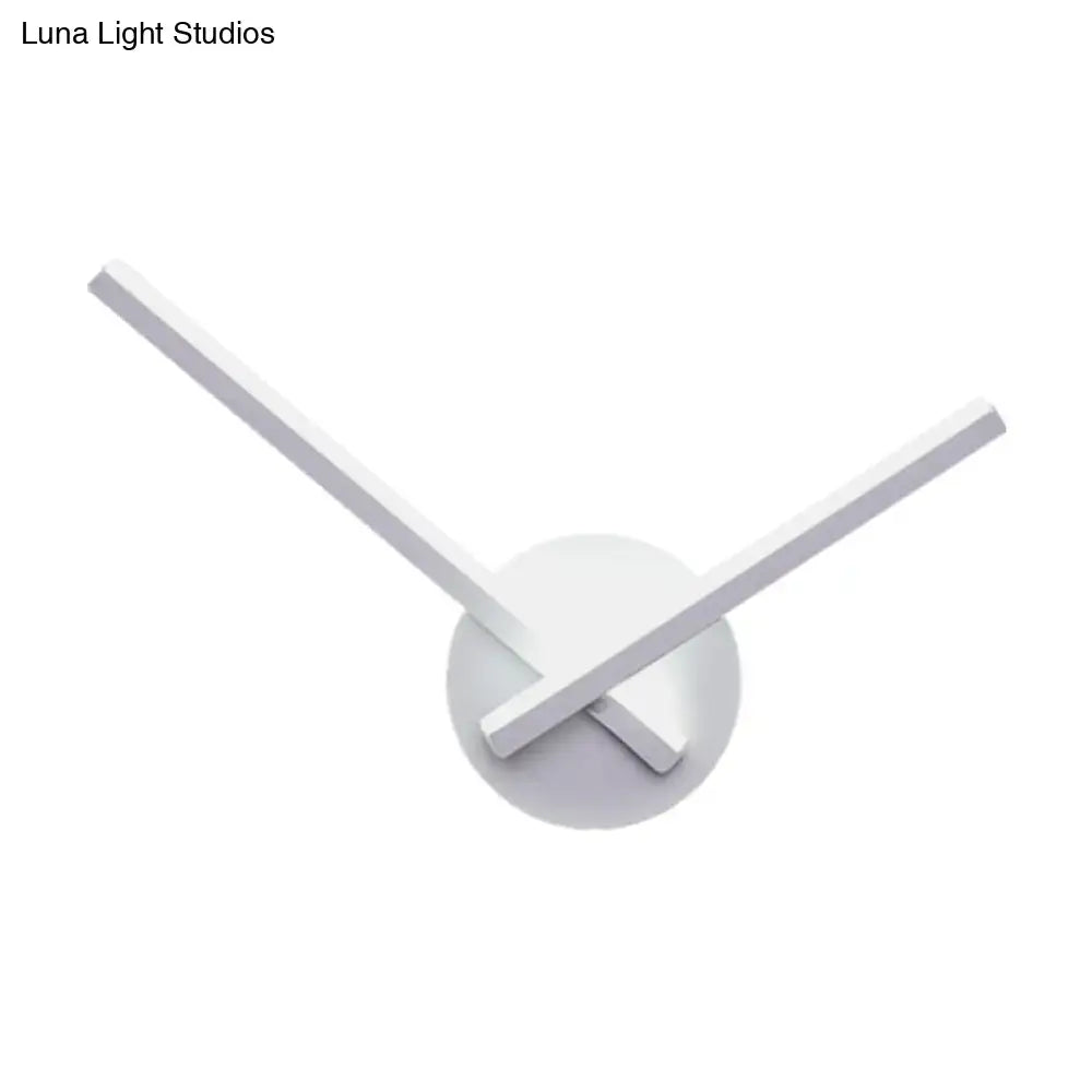Modern minimalist white ceiling light bedroom direct wired electric