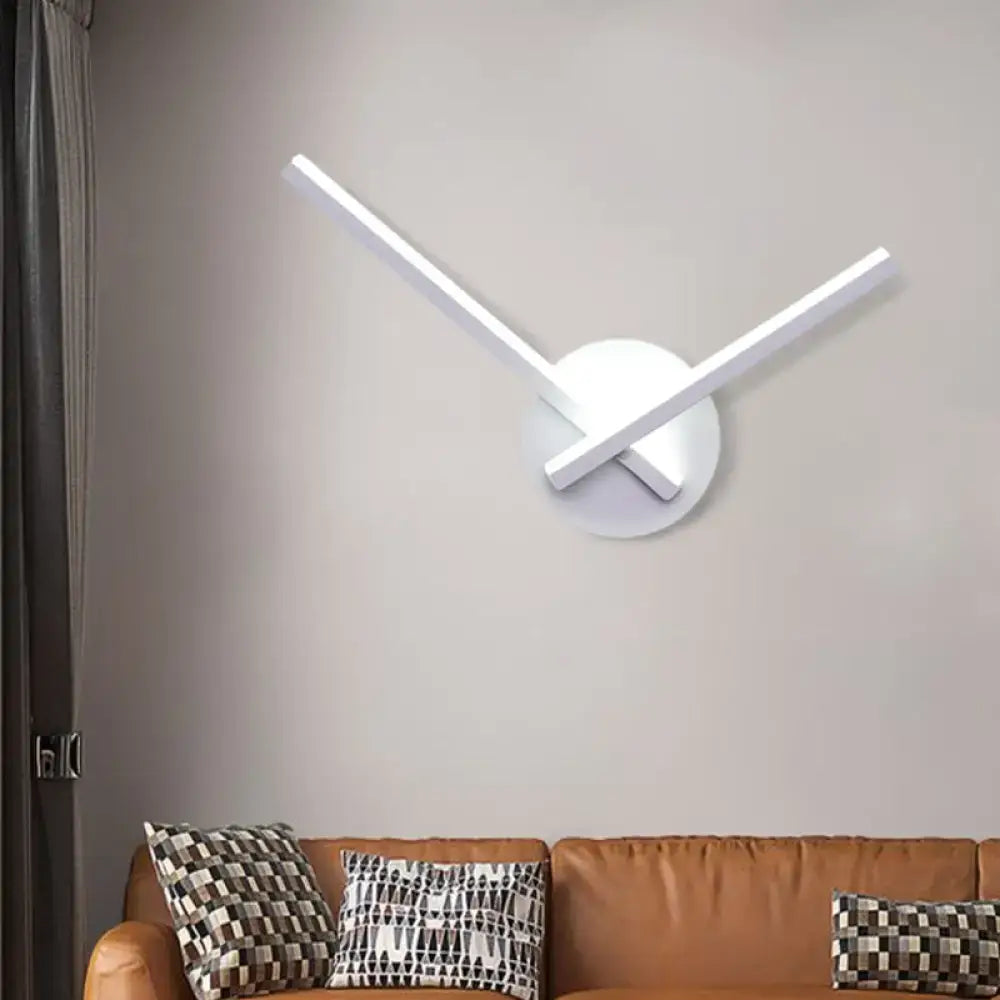 Modern minimalist white ceiling light bedroom direct wired electric