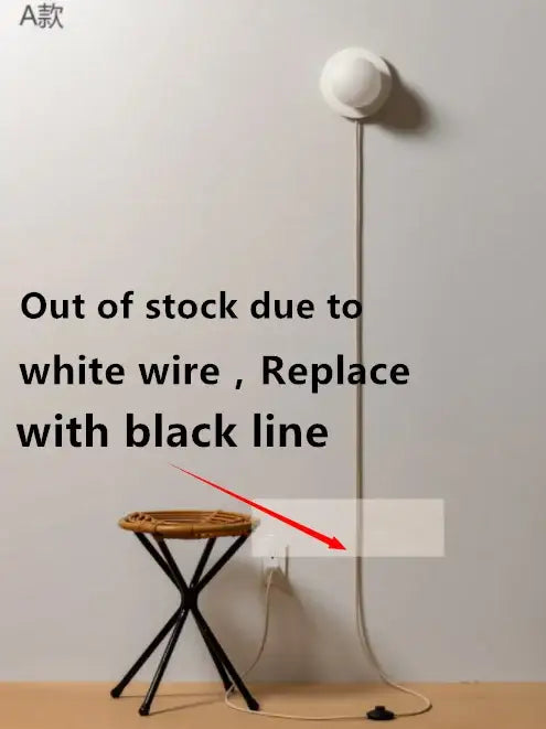 Modern minimalist white frosted glass ball wall light bedroom sconce