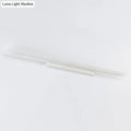 Modern minimalist white led vanity light fixture with sleek linear design for bathroom light fixture use