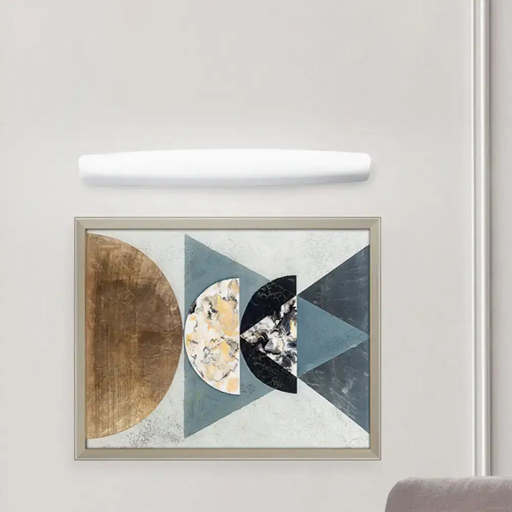Modern minimalist white led wall light – bedroom warm white light