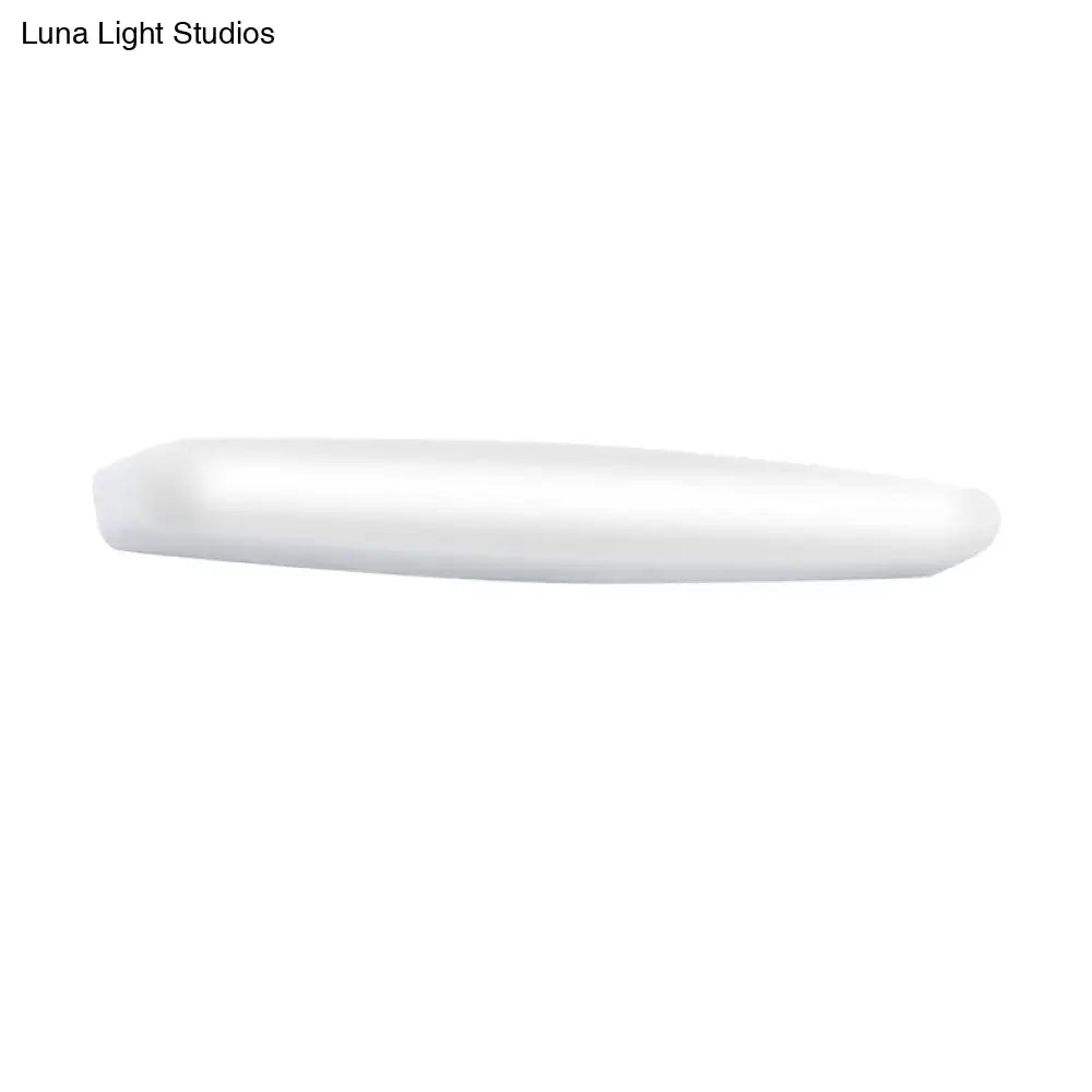 Modern minimalist white led wall light – bedroom warm white light