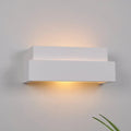Modern minimalist white rectangular wall washer light for bedroom
