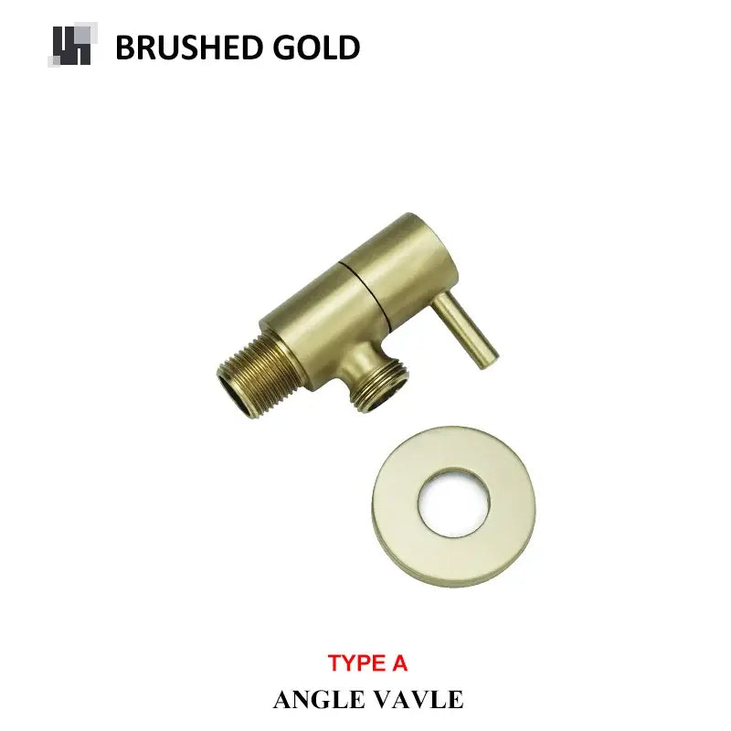 Modern multi finish decorbites brass triangle valve bathroom faucet