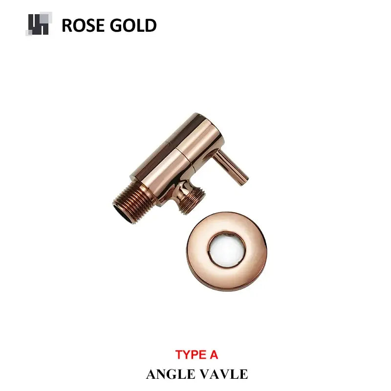Modern multi finish decorbites brass triangle valve bathroom faucet