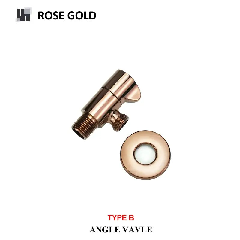 Modern multi finish decorbites brass triangle valve bathroom faucet