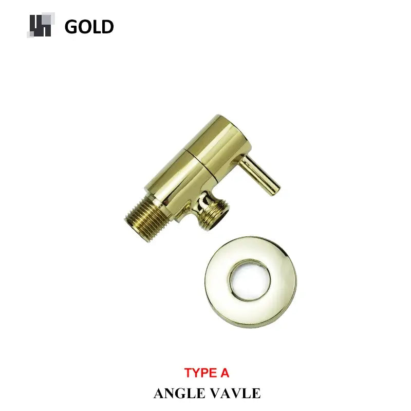 Modern multi finish decorbites brass triangle valve bathroom faucet