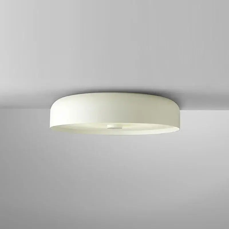 Modern orange and white bowl ceiling lamp for living room