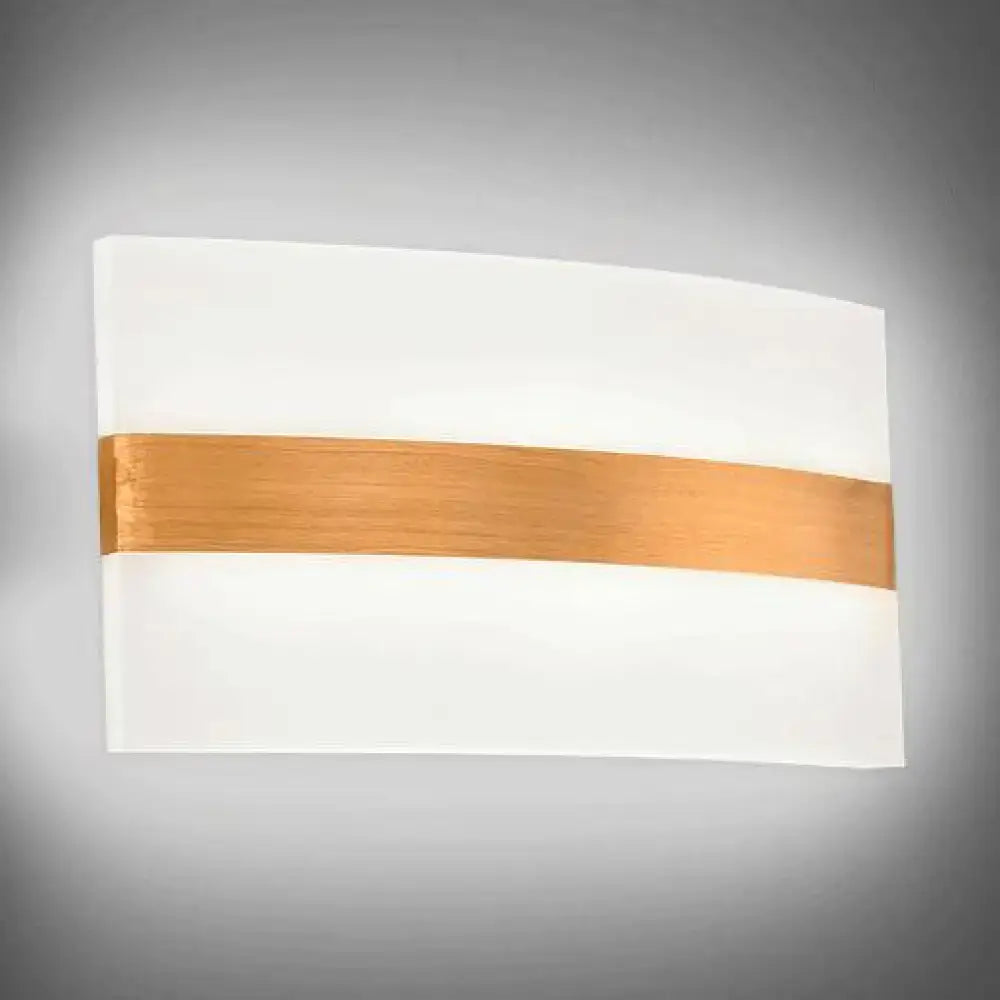 Modern oval rectangular convex led wall sconce bedroom light