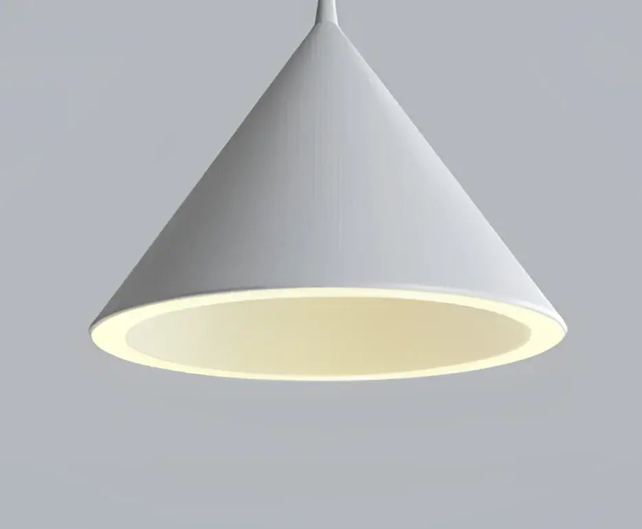 Modern pastel cone pendant light kitchen three lighting methods