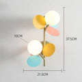 Modern pastel macaron acrylic wall lamp children’s bedroom night light