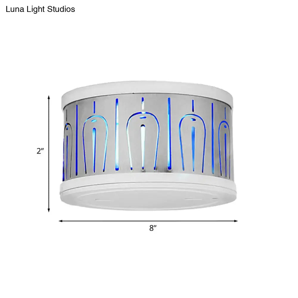 Modern purple & blue peacock led wall lamp bedroom modern style