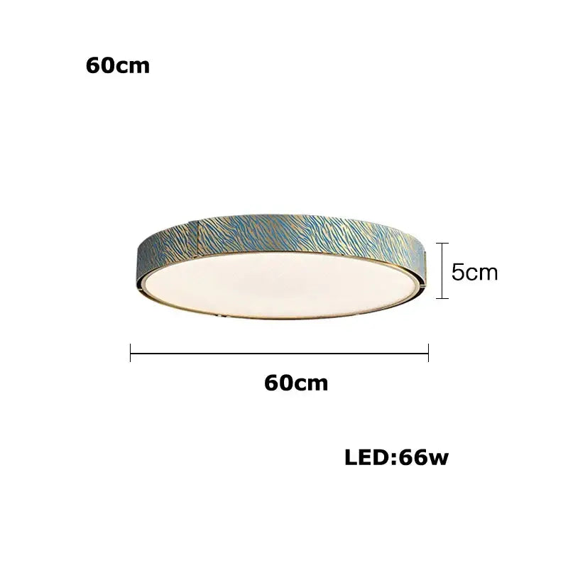 Modern rectangular blue copper crystal led chandelier dining room