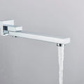 Modern rectangular brass chrome black bronze swivel shower spout bathroom