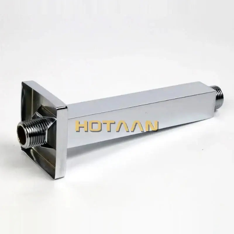 Modern rectangular chrome brass shower arm bathroom wall mount