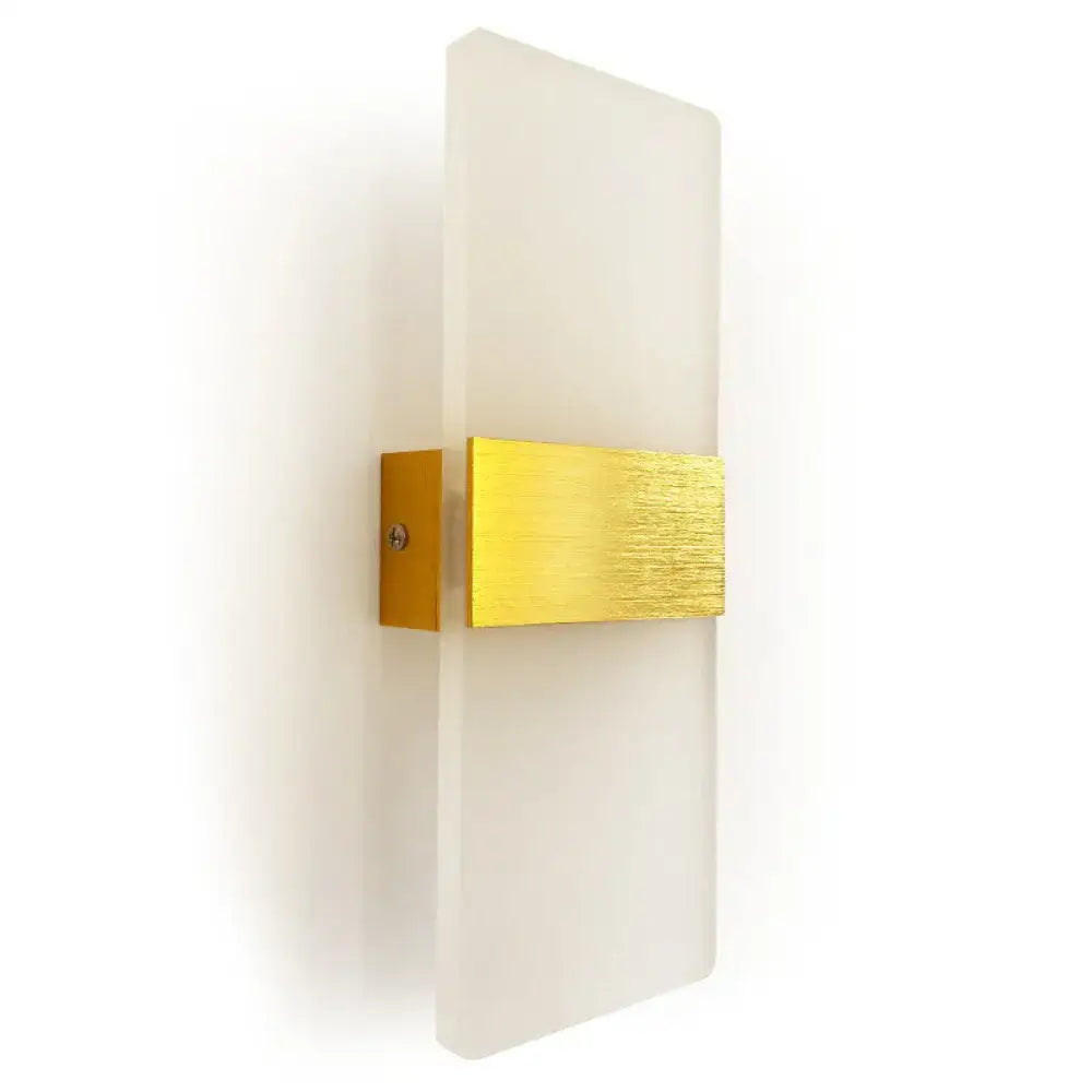 Modern rectangular frosted led wall sconce corridor light