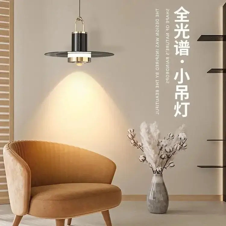 Modern red umbrella pendant lamp for dining room living room decor