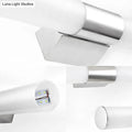 Modern silver led wall light with frosted white glass diffuser and polished chrome trim for bathroom wall light maximum bulb wattage included