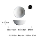 Modern speckled white ceramic dinner plate set dining room tableware