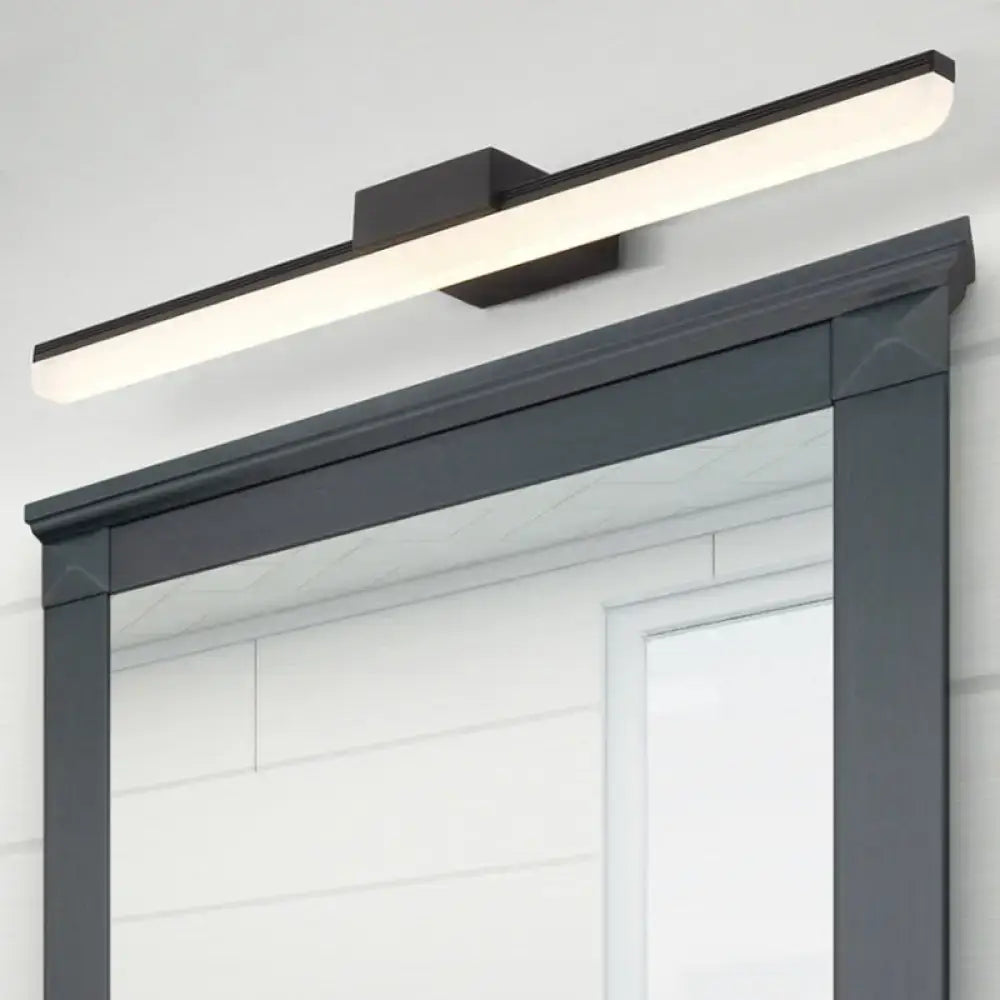 Modern style black & white led wall light bedroom linear sconce
