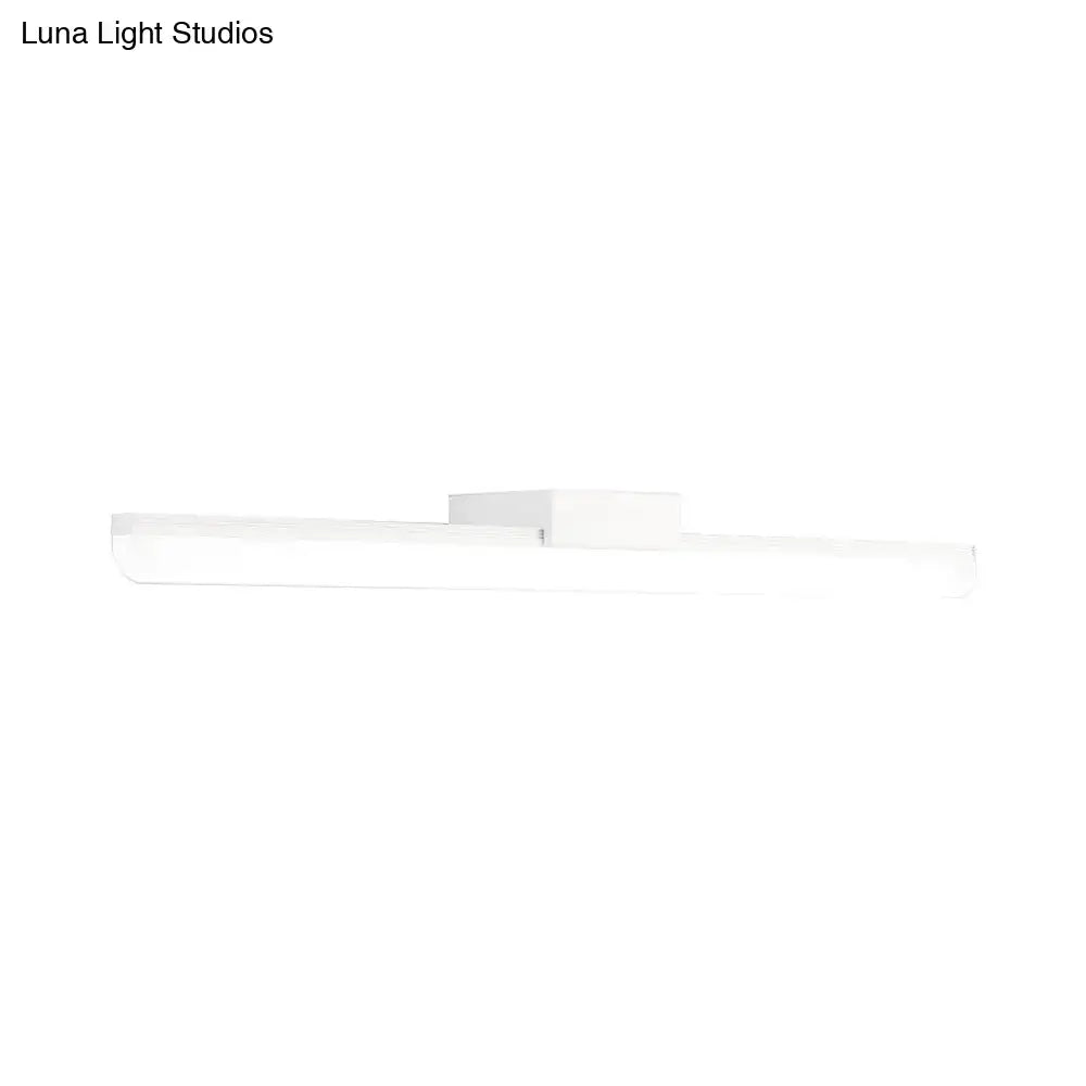 Modern style black & white led wall light bedroom linear sconce