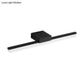 Modern style black & white led wall light bedroom linear sconce