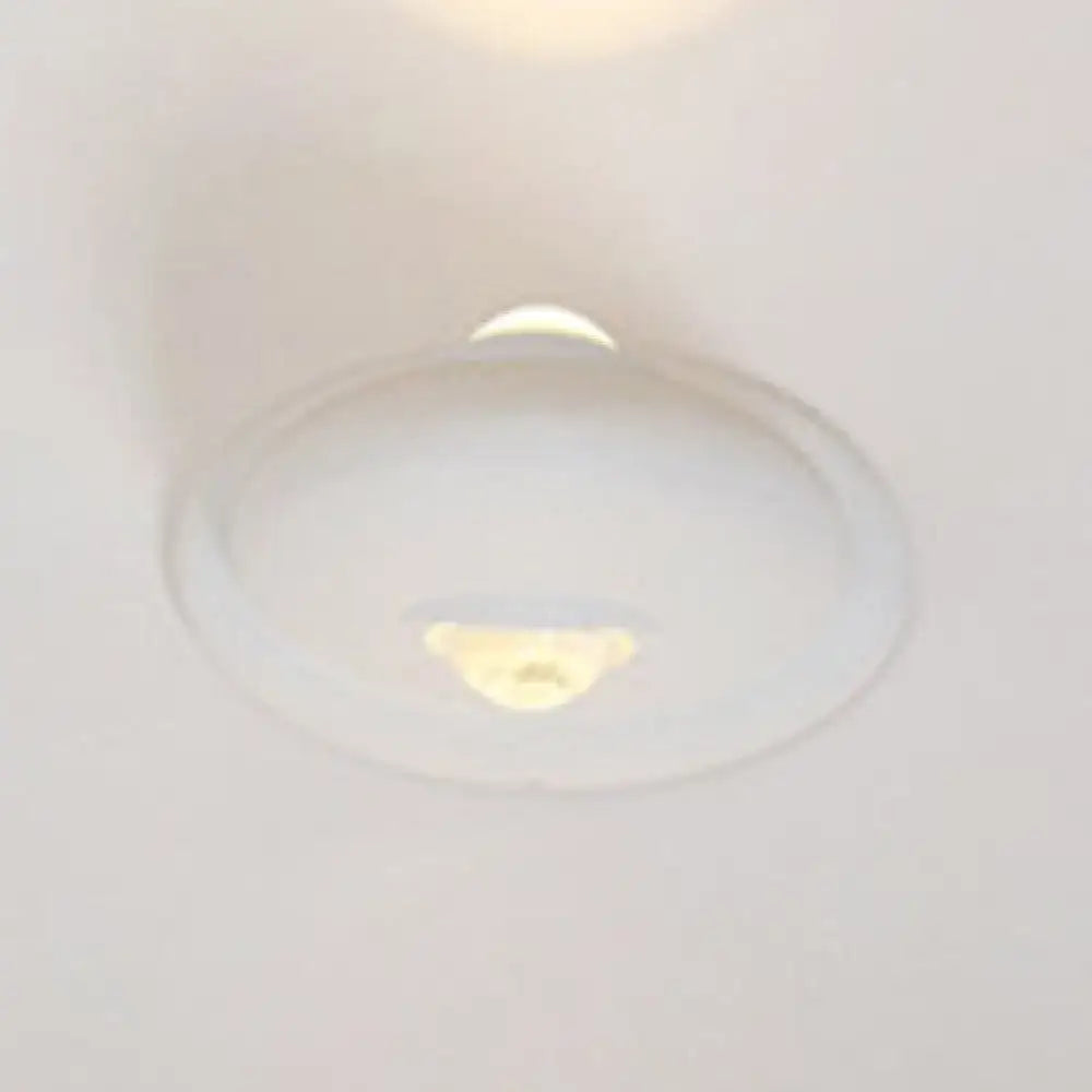Modern triangle white and chrome bedroom wall sconce lamp
