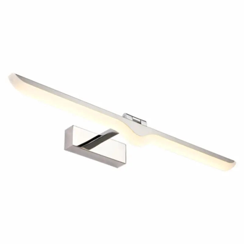 Modern wave chrome acrylic wall light bathroom 110v-120v vanity