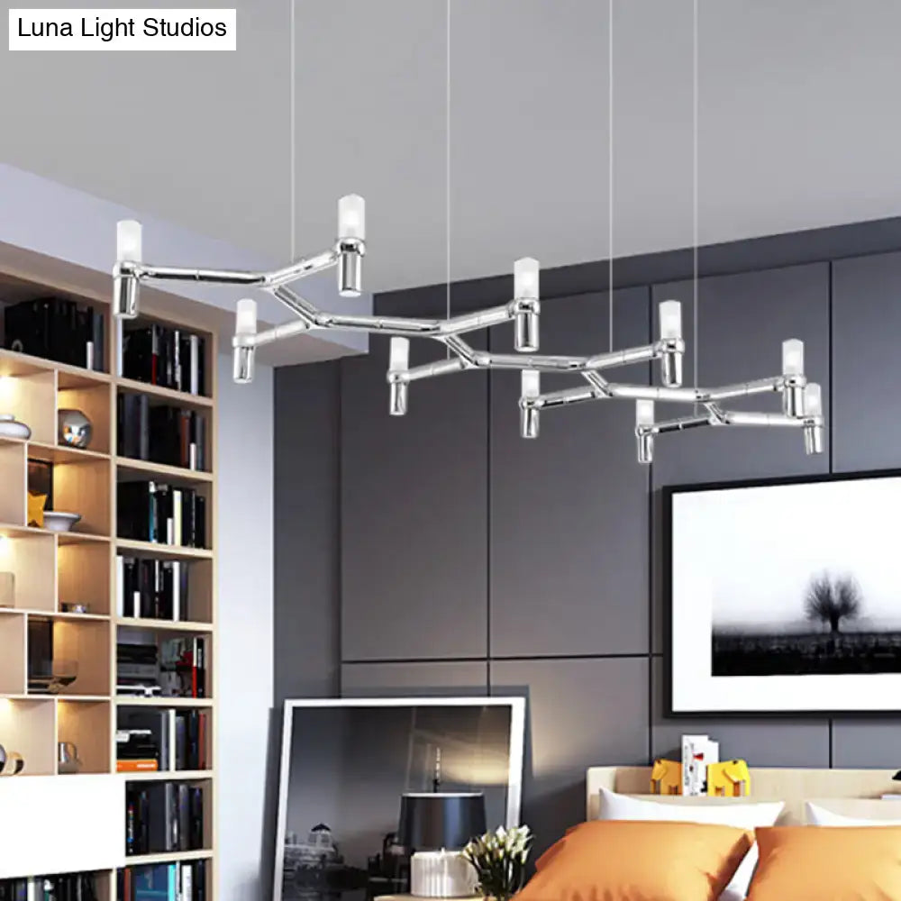 Modern white 10-head aluminum alloy ceiling pendant kitchen light