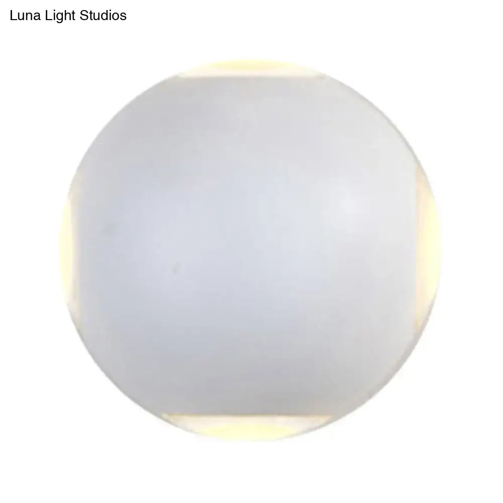 Modern white 4 light dome wall sconce bedroom 110v-120v lamp