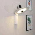 Modern white adjustable wall sconce bedroom reading lamp