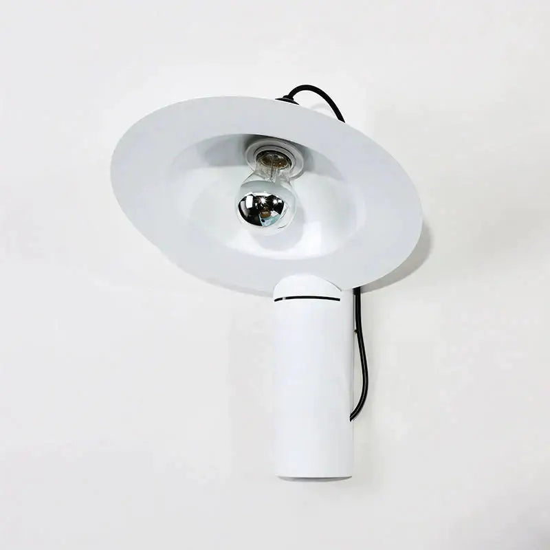 Modern white adjustable wall sconce bedroom reading lamp