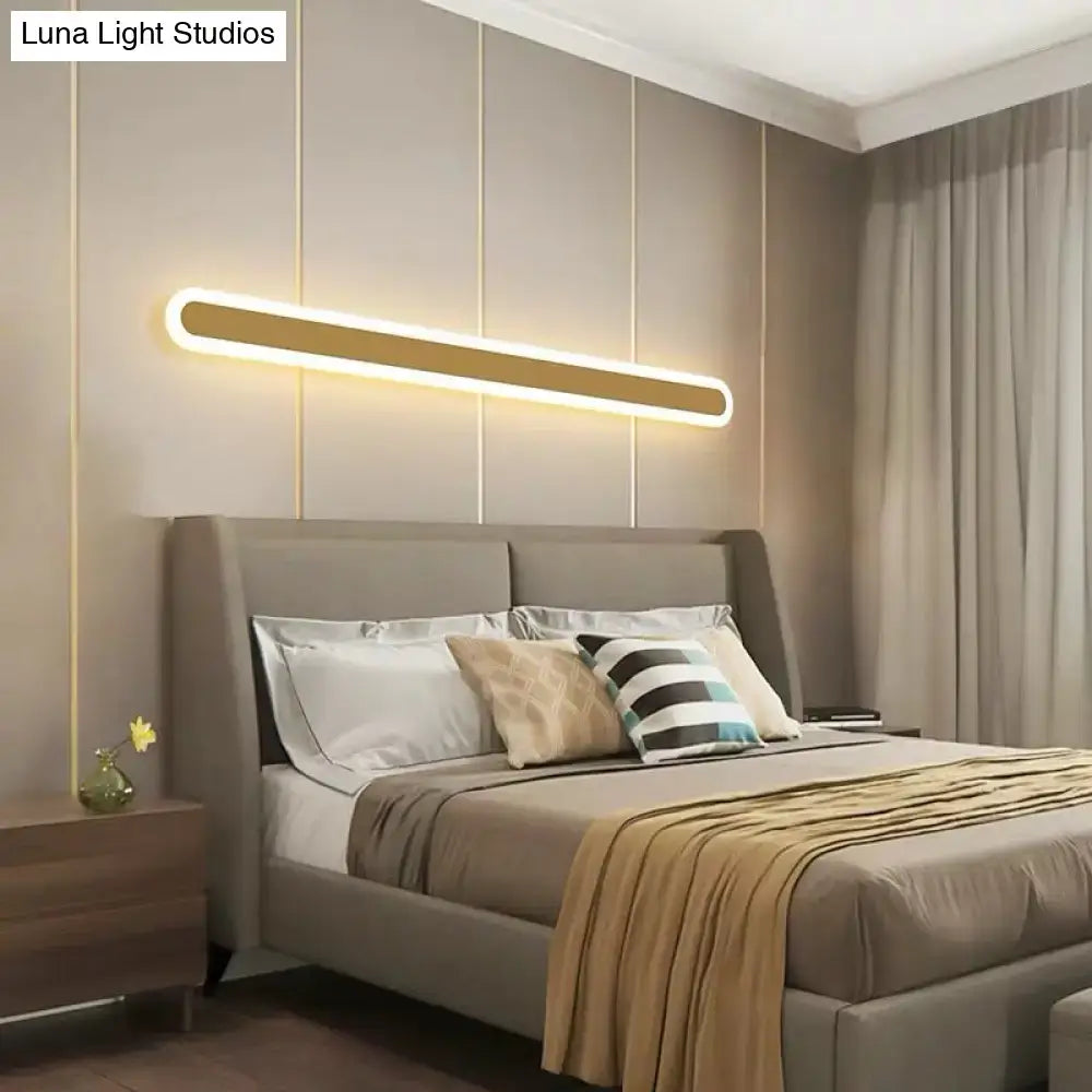 Modern white and black acrylic bar wall lamp corridor light 110v 240v