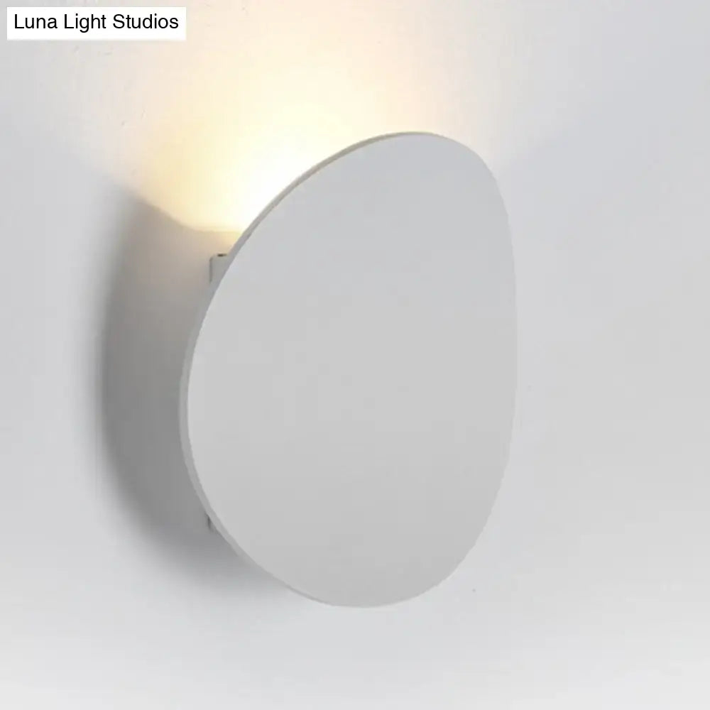 Modern white and black wall sconce bedroom led spotlight