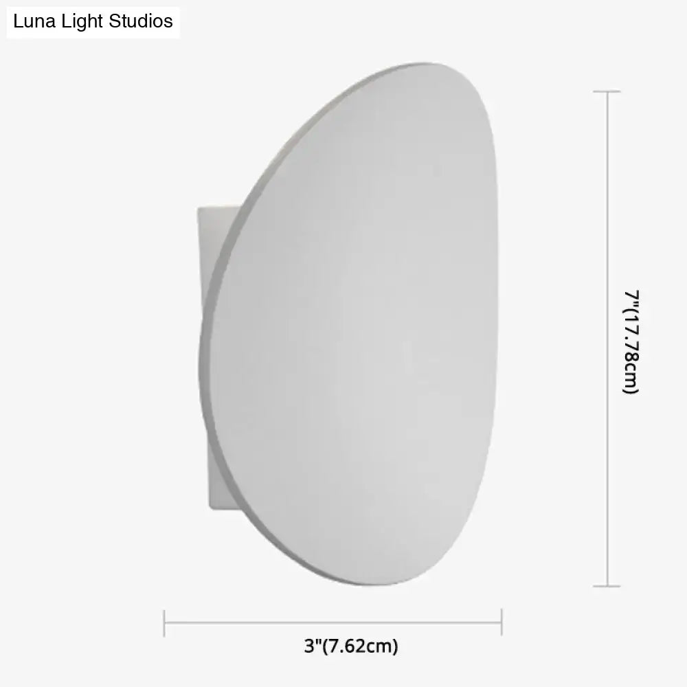 Modern white and black wall sconce bedroom led spotlight