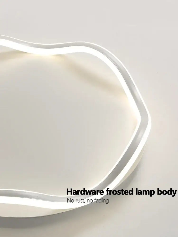 Modern white cloud led ceiling lamp for minimalist bedroom