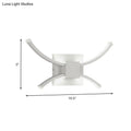 Modern white curved led wall light bedroom 110v-120v sconce